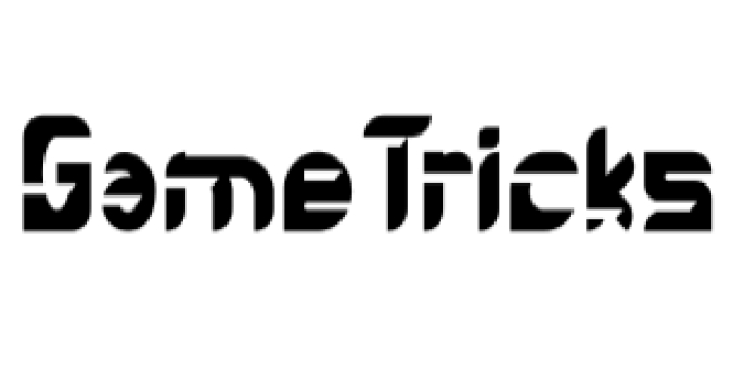 Game Tricks Font Preview