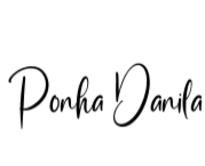Ponha Danila Font Preview