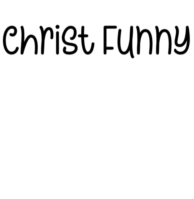 Christ Funny Font Preview