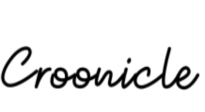Croonicle Font Preview