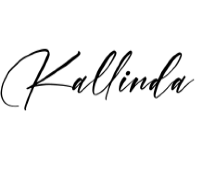Kallinda Font Preview