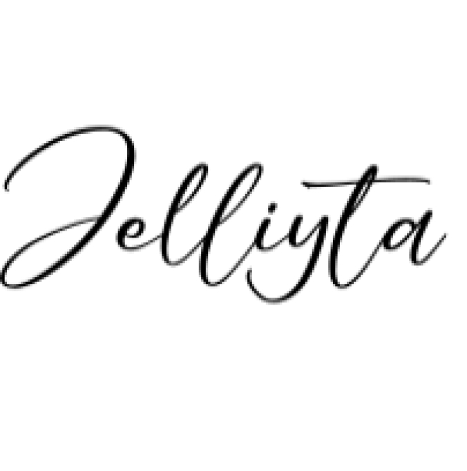 Jelliyta Font Preview