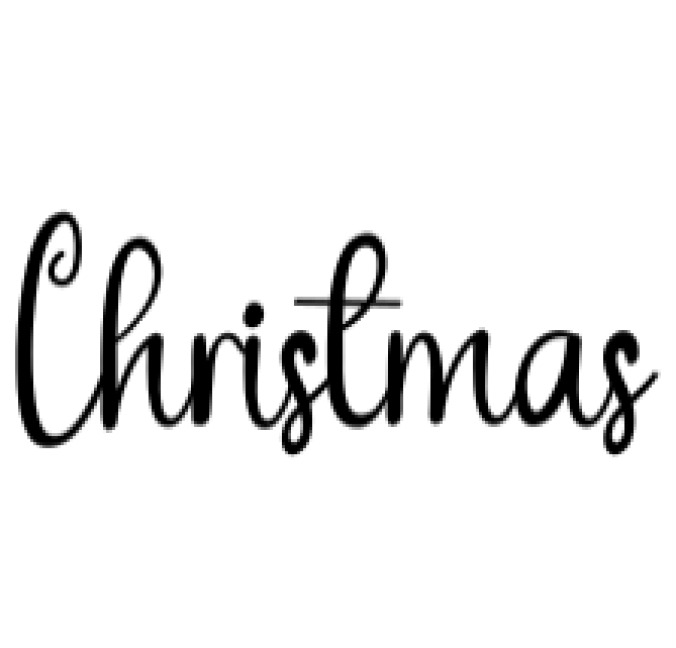 Christmas Font Preview