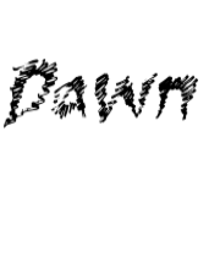 Dawn Font Preview