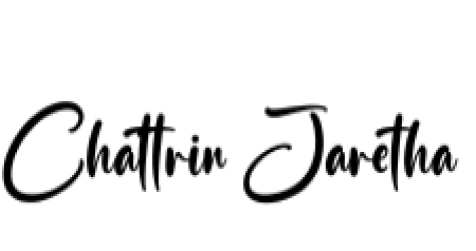 Chattrin Jaretha Font Preview