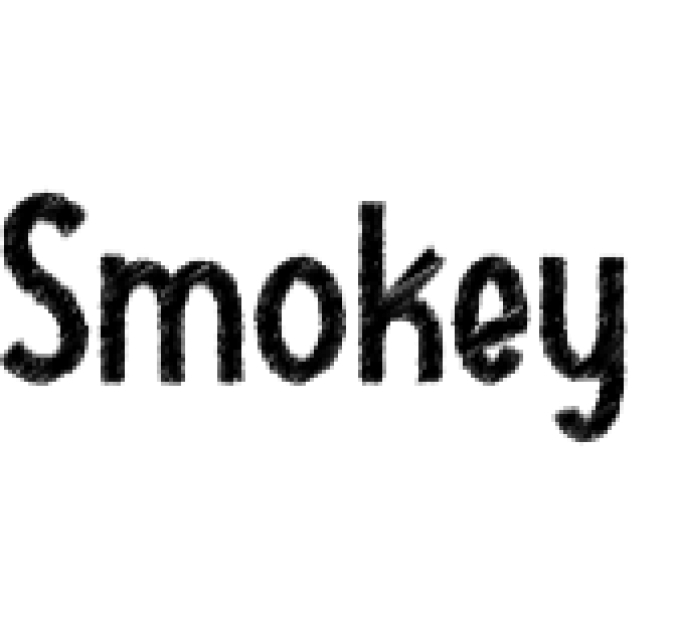 Smokey Font Preview