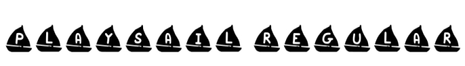 Play Sail Font Preview
