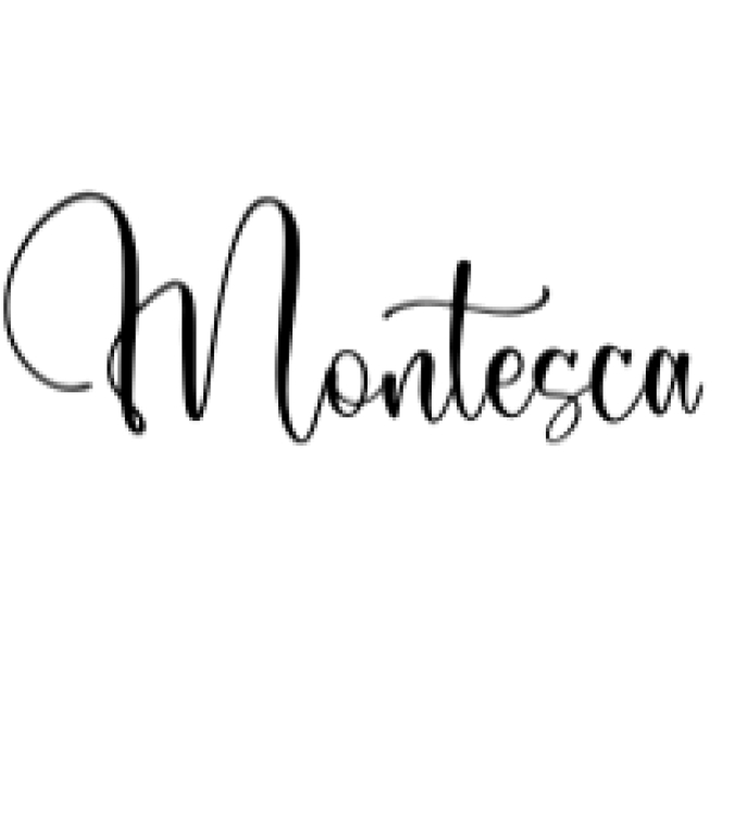 Montesca Font Preview