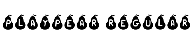 Play Pear Font Preview