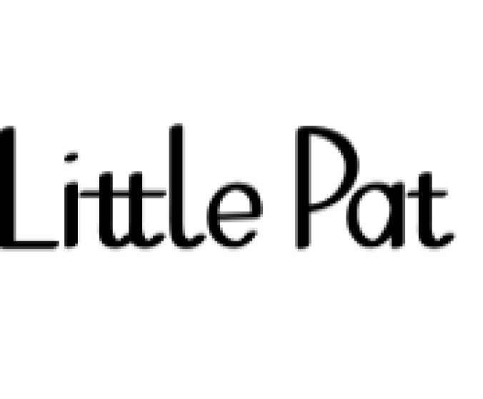 Little Pat 1 Font Font Preview