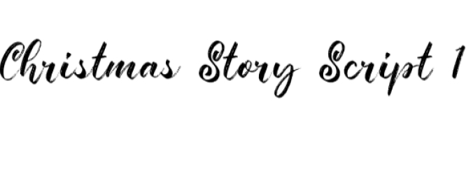 Christmas Story Font Preview