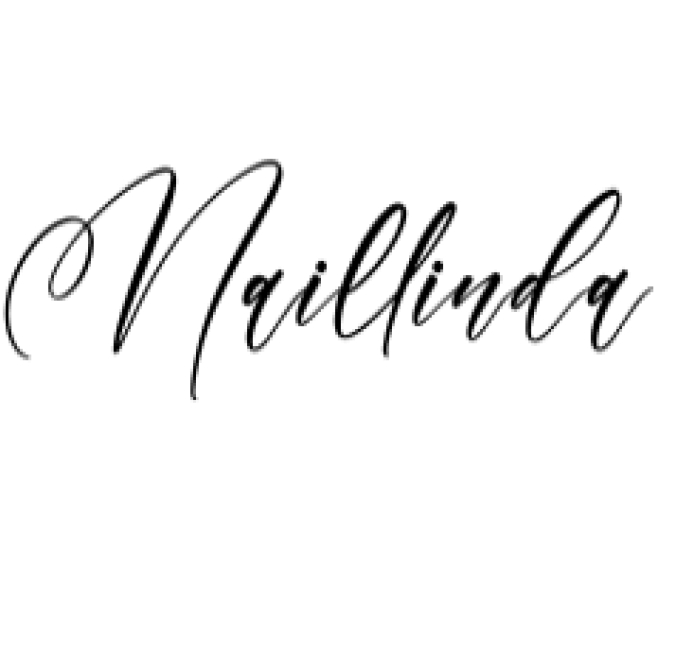 Naillinda Font Preview