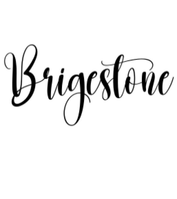 Brigestone Font Preview