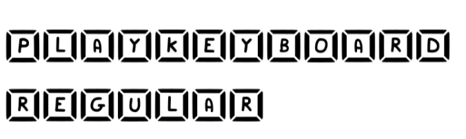 Play Key Board Font Preview