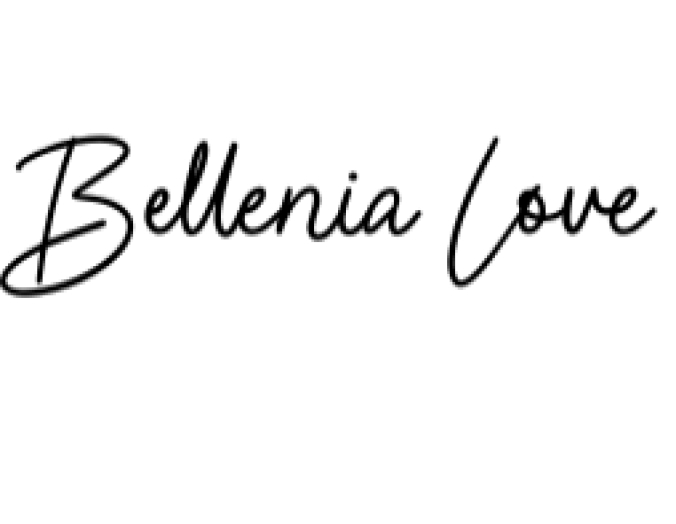 Bellenia Love Font Preview