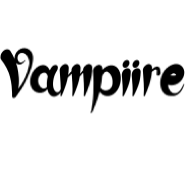 Vampire Font Font Preview