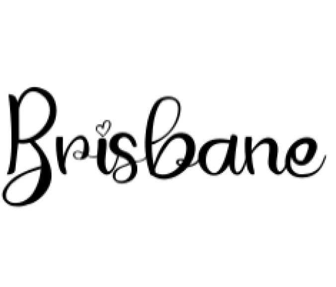 Brisbane Font Preview