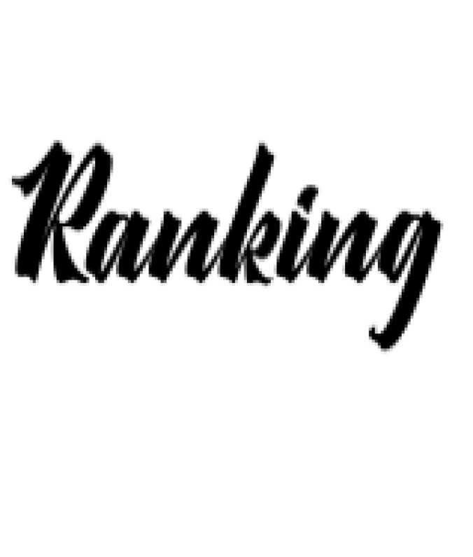 Ranking Font Preview