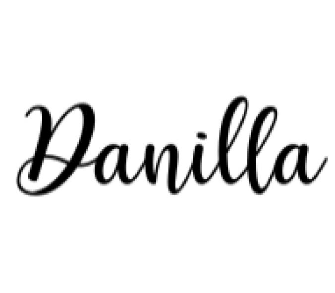 Danilla Font Preview