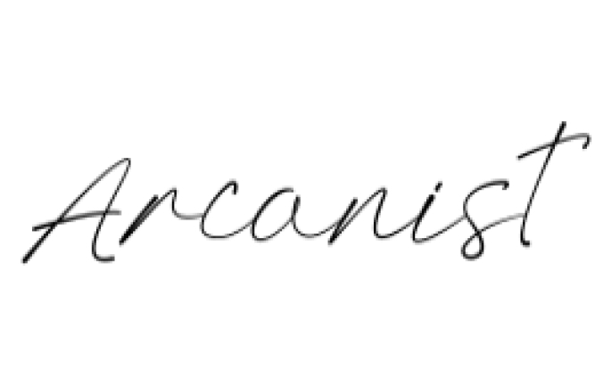 Arcanist Font Preview