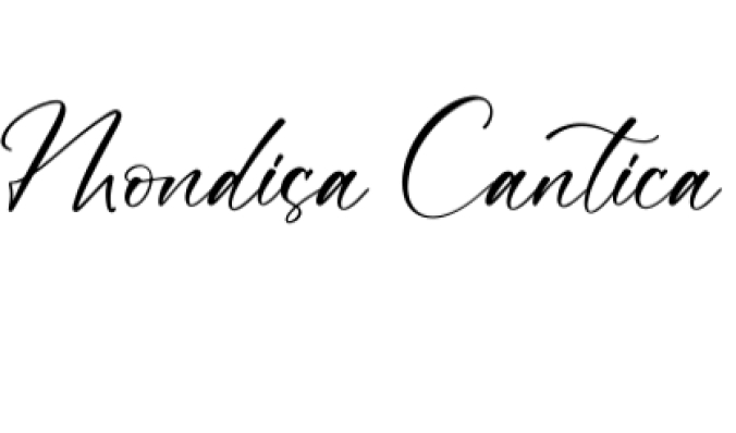 Mondisa Cantica Font Preview