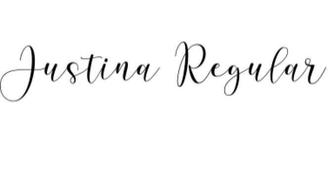 Justina Duo Font Preview