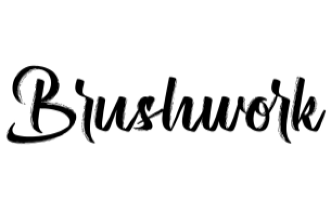 Brushwork Font Preview