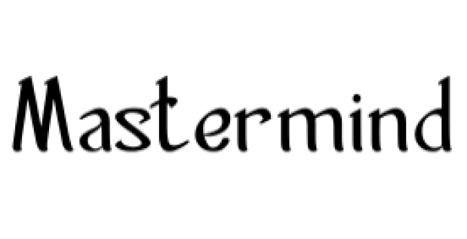 Mastermind Font Preview