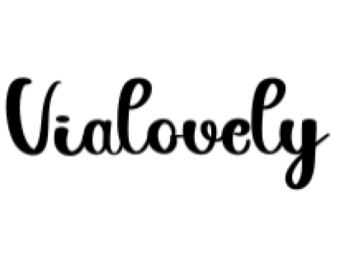 Vialovely Font Preview