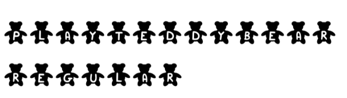 Play Teddy Bear Font Preview