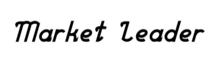 Market Leader Font Preview