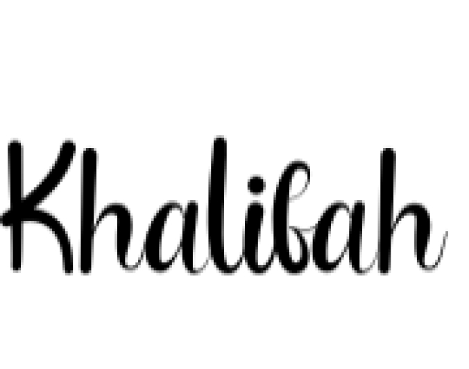 Khalifah Font Preview