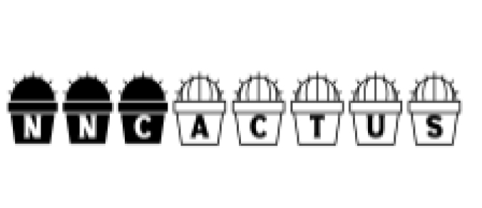 Cactus Font Preview