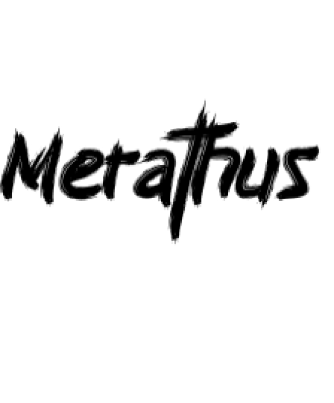 Merathus Font Preview