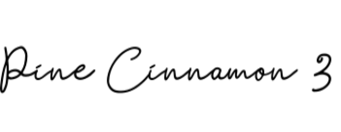 Pine Cinnamon Font Preview