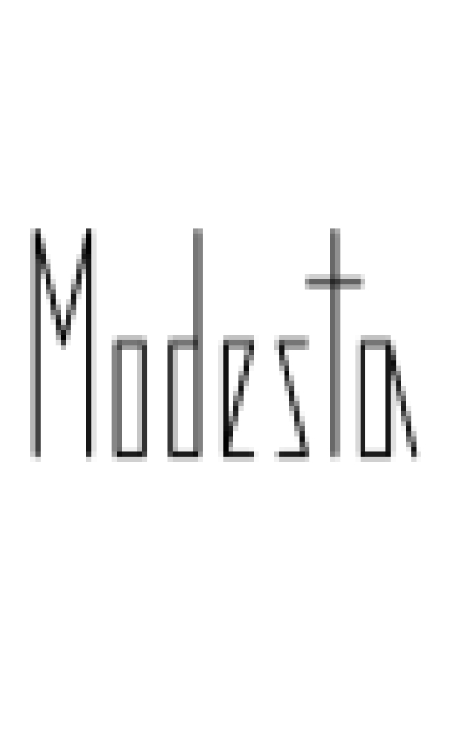 Modesta Font Preview
