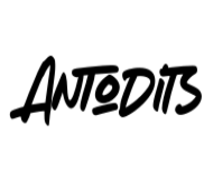 Antodits Font Preview