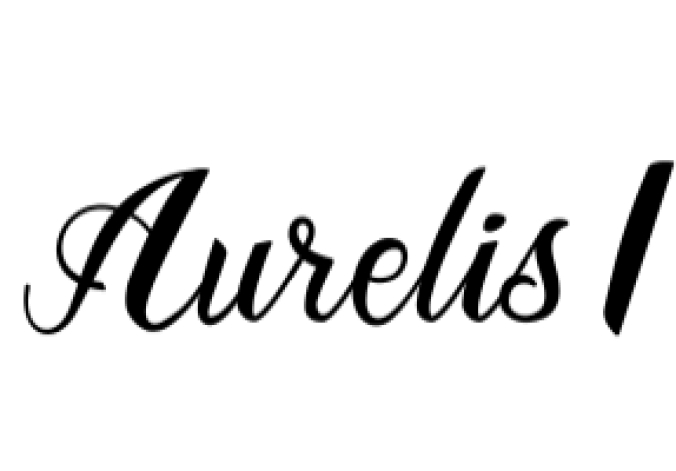 Aurelius Font Preview