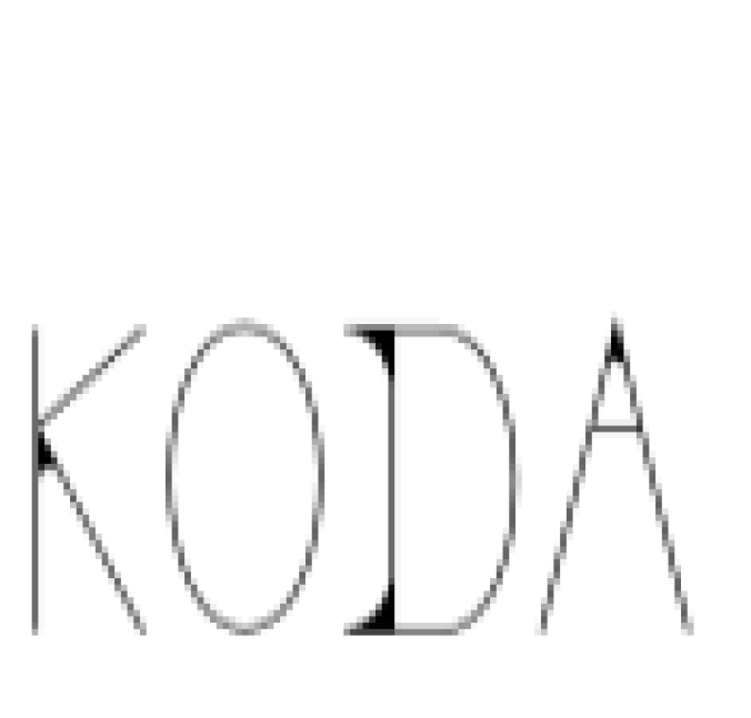 Koda Font Preview