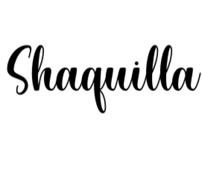 Baby Shaquilla Font Preview