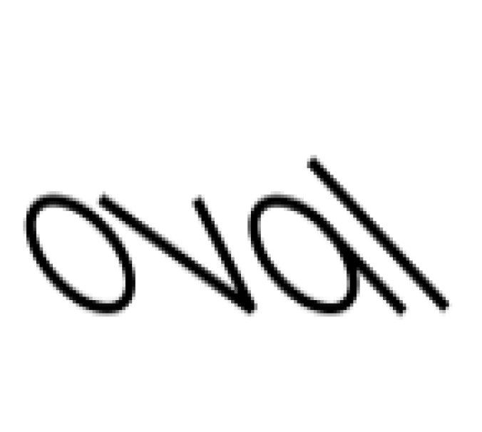 Oval Font Preview