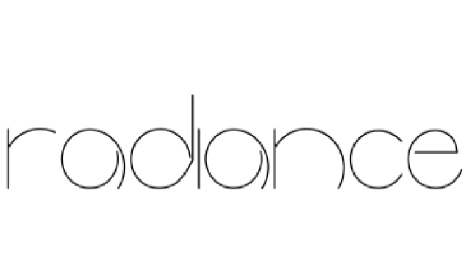 Radiance Font Preview