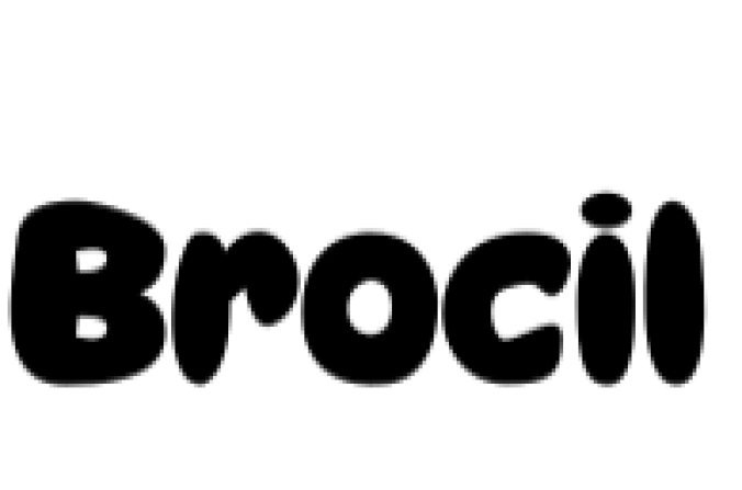 Brocil Font Preview