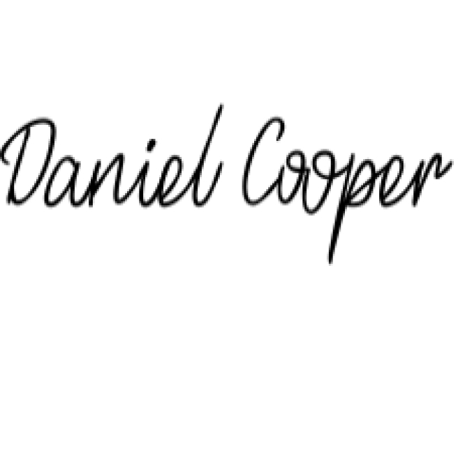 Daniel Cooper Font Preview