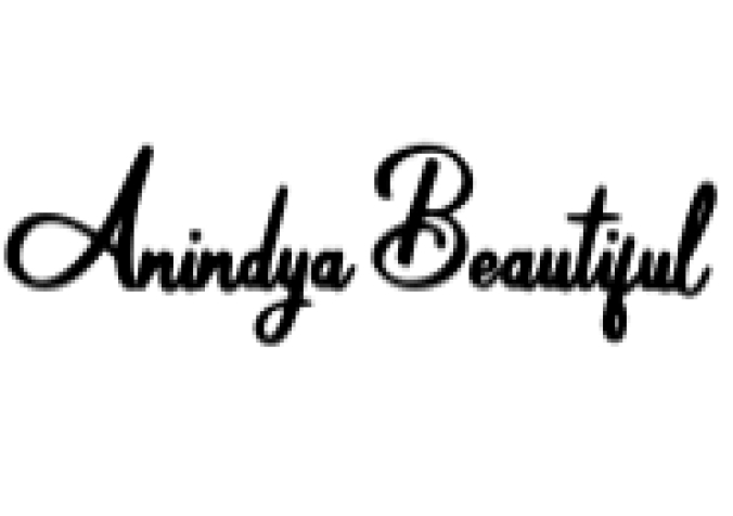 Anindya Font Preview