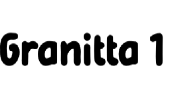 Granitta Font Preview