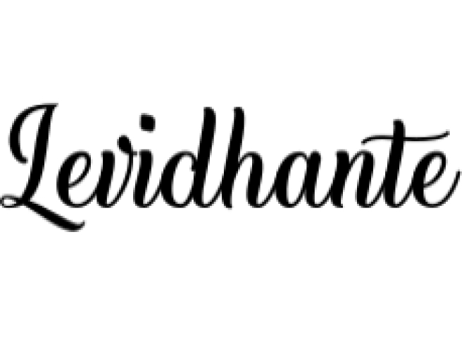 Levidhante Font Preview
