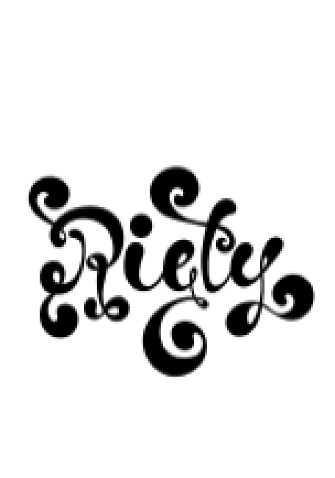 Riety Font Preview