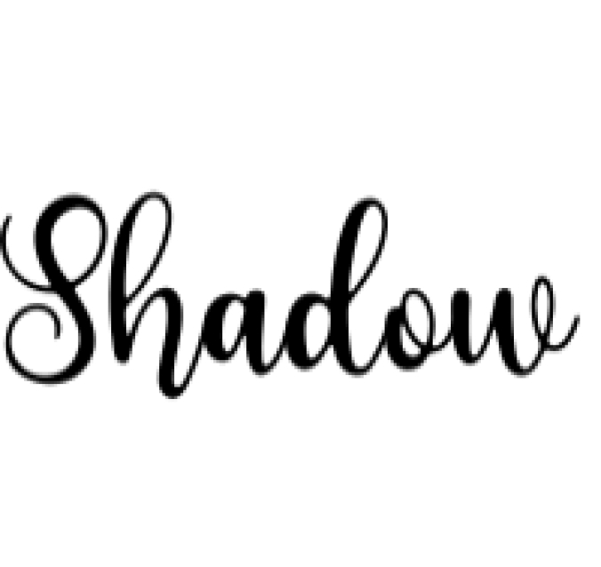 Shadow Font Preview