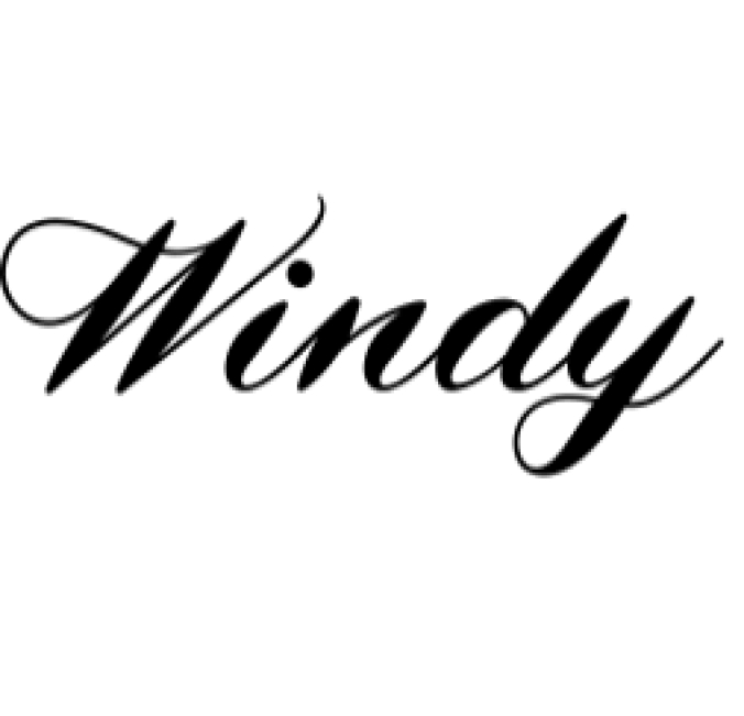 Windy Font Preview
